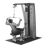 De beste lat pull-down: stang naar je borst, niet in je nek