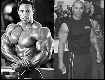 Kevin Levrone Op Zware Siroop (links) en Kevin Levrone Puur Natuur (rechts)