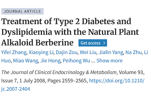 Berberine | Van diabeet naar prediabeet