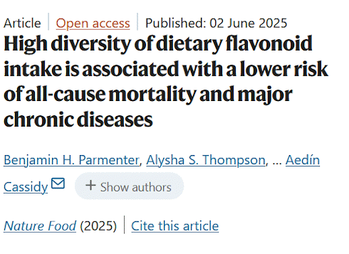 Diversiteit aan flavonoiden in voeding houdt je gezond