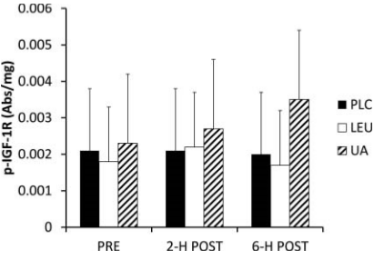 Leucine na krachttraining verhoogt concentratie IGF-1 in spiercel