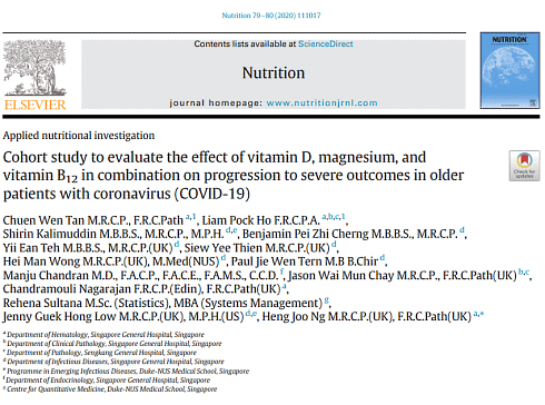 Combinatie van vitamine D3, vitamine B12 en magnesium houdt covidpatient uit de IC