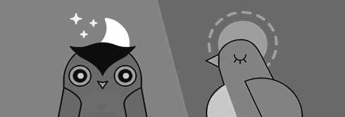 Nachtuil sneller dik dan vroege vogel