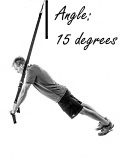 Zo maak je de pushup met de suspension trainer lichter en zwaarder