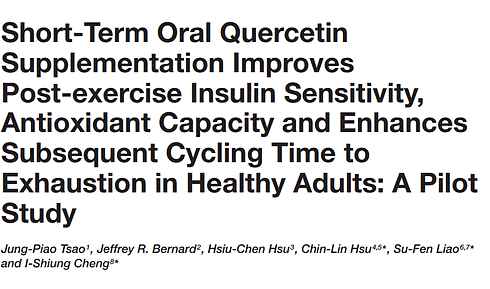 Onder deze omstandigheden is quercetine een effectief supplement voor sporters
