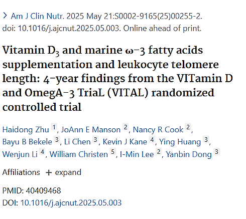 Supplement met 2000 IE vitamine D3 vertraagt veroudering