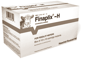 Finaplix, een implantaat dat trenbolone bevat