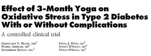 Niet alleen sport, maar ook yoga maakt gezonder. In een gecontroleerde trial hebben onderzoekers van Manipal University in India kunnen aantonen dat yoga in diabeten de negatieve gezondheidseffecten van een chronisch verhoogde glucosespiegel vermindert.